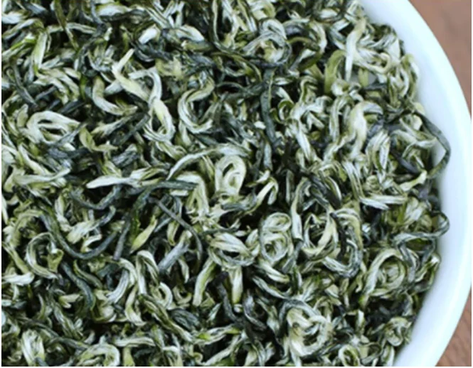 Dongting Biluochun leaves illustrated in the supplied regional green tea guide