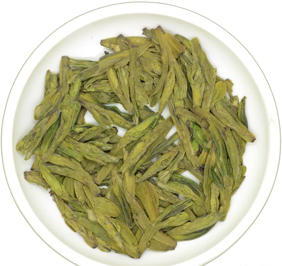 Flattened yellow-green dry leaves from the Gelong evaluation sample