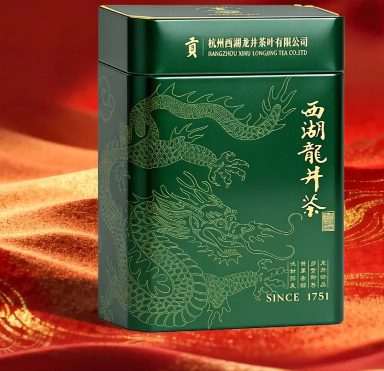 Gong Pai Mingqian AA West Lake Longjing Tea – 150 g Tin