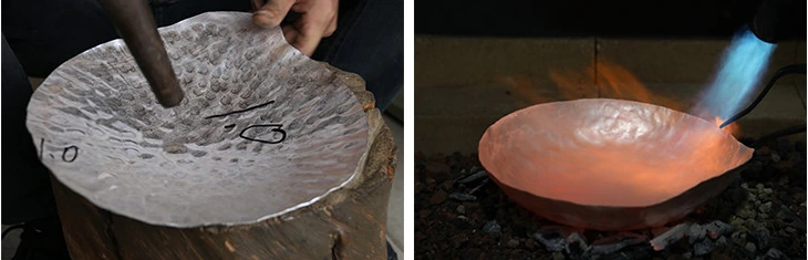 Workshop reference: hammering and annealing silver