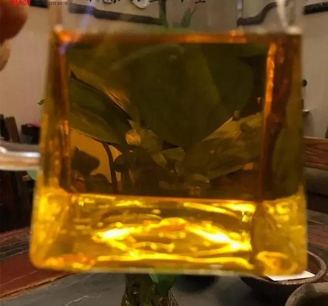 Black tea in glass