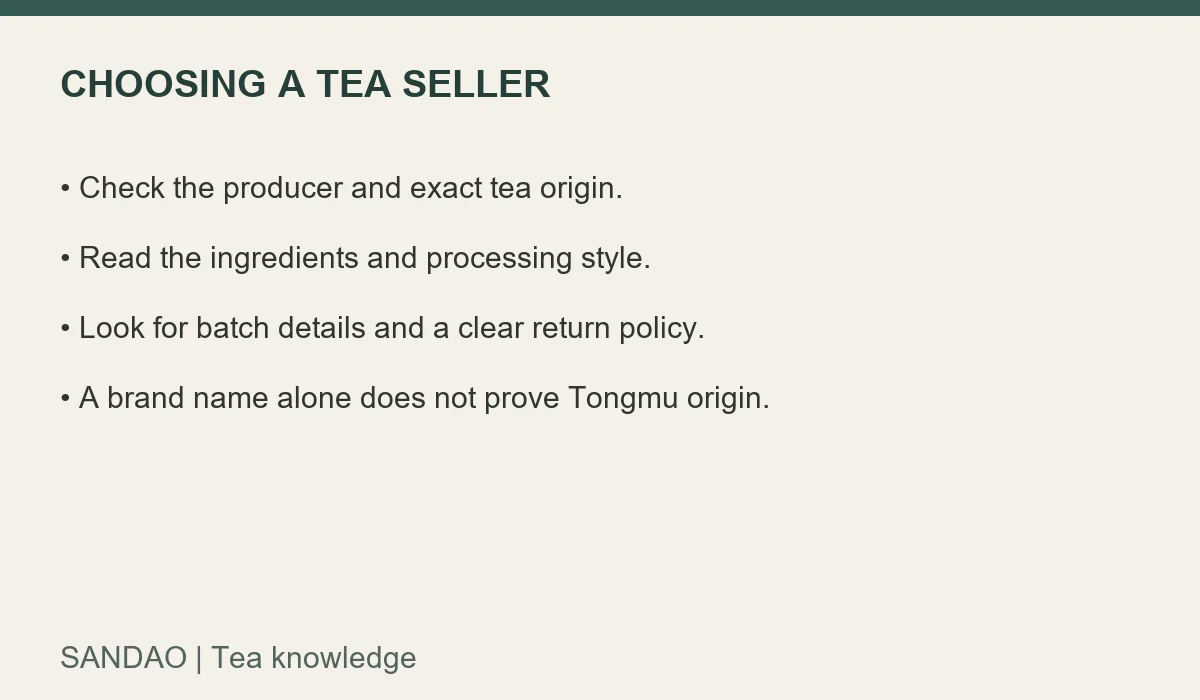 English reference graphic: Brand and seller checklist