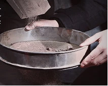 Screening material during clay preparation