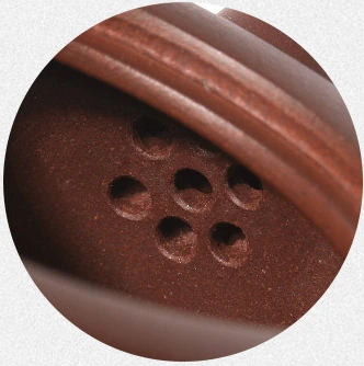 Illustration of the teapot internal outlet holes